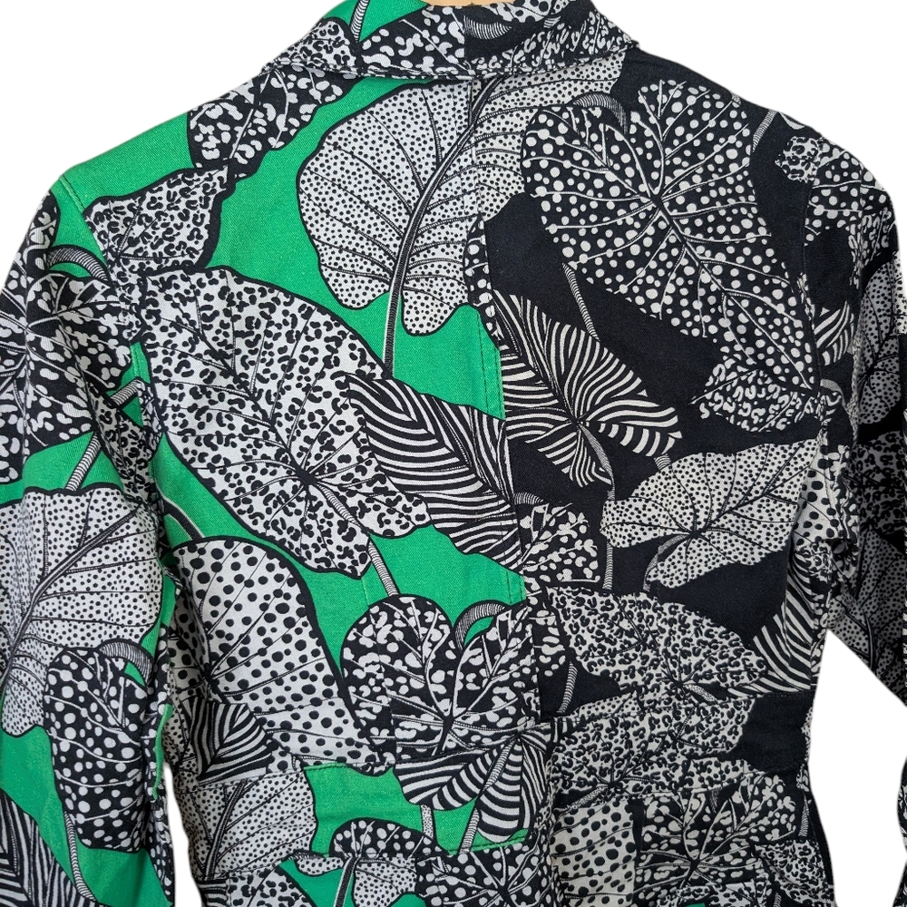 NEW....FARM Rio Foliage Heavy Printed Romper... Size XS - Picture 6 of 7